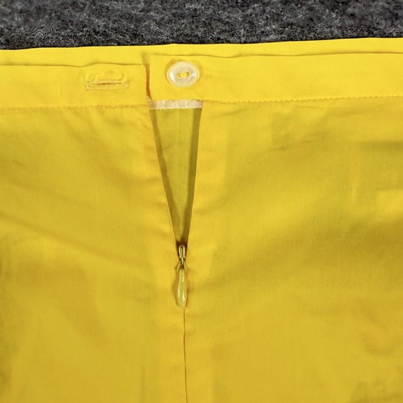 HADU Yellow Floral 70s style skirt size 4 - Picture 7 of 8